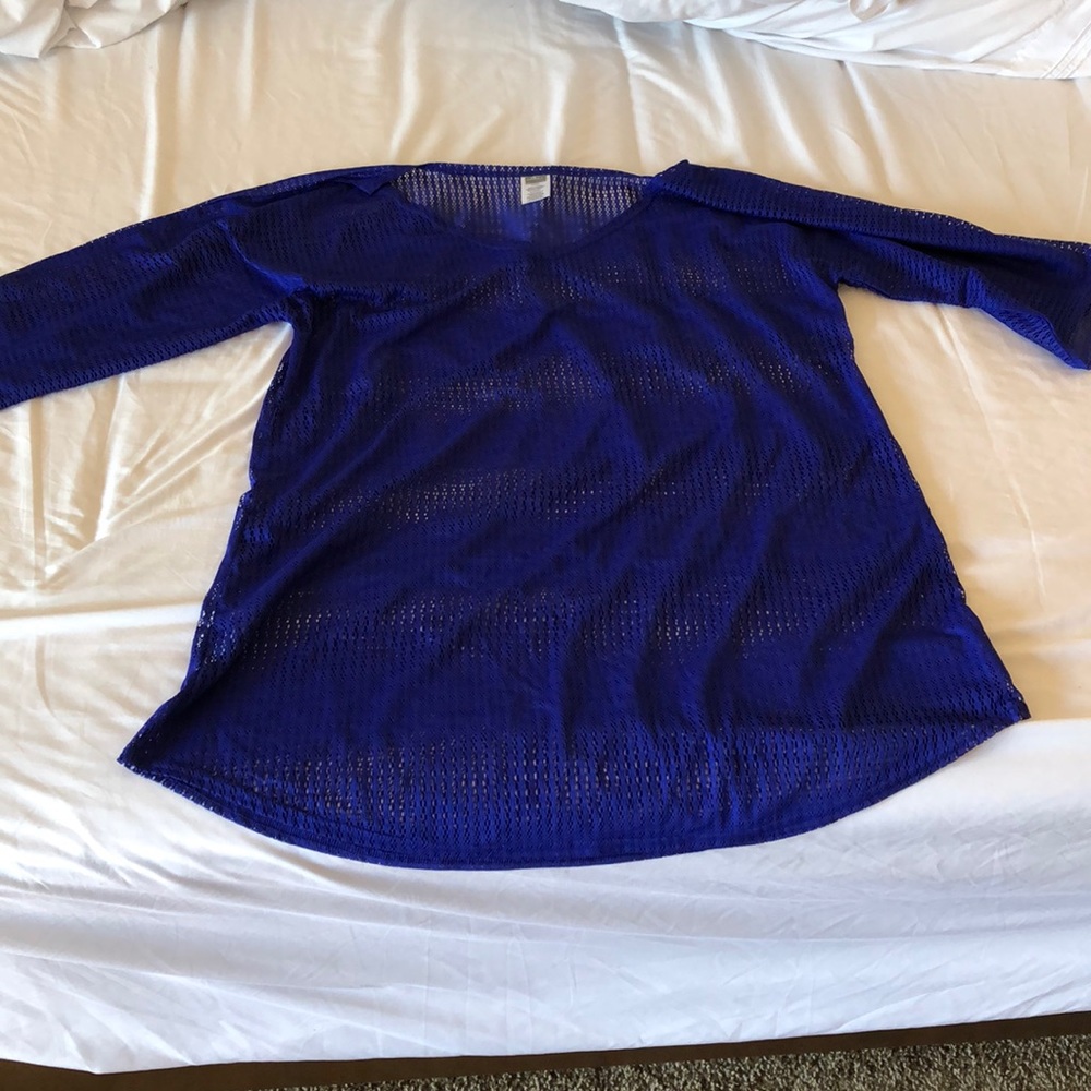 O’Neil purple/blue beach coverup